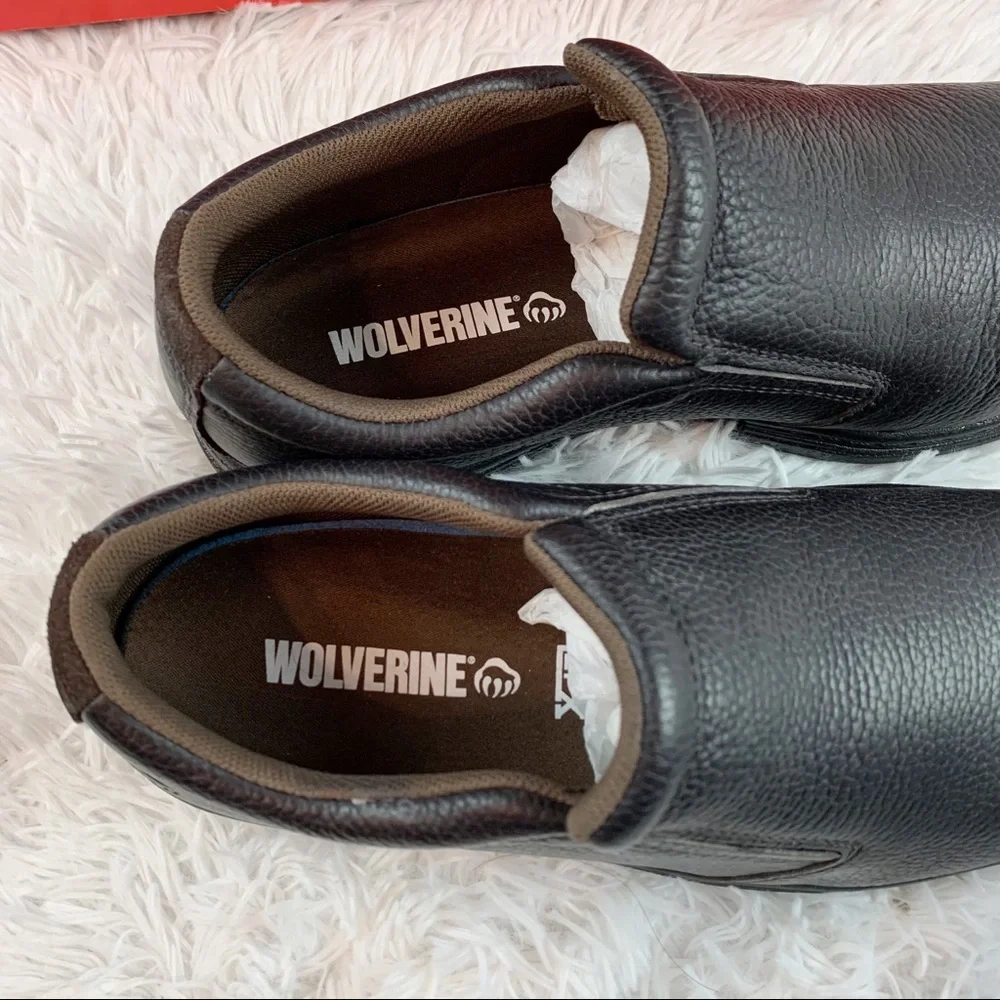 Wolverine New‎ Men's leather Slip On Loafers in brown